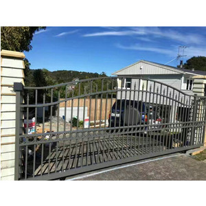 Porte coulissante motorisée en acier, grande surface au sol, en aluminium, fonctionnement électrique automatique, standard, clôture de jardin, cour personnalisée - Product Image 4