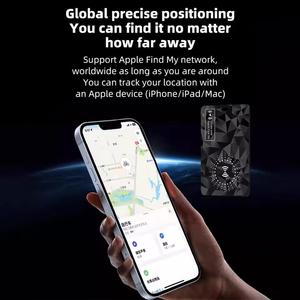 Thẻ định vị thông minh siêu mỏng, sạc không dây, tìm kiếm toàn cầu, theo dõi GPS, xu hướng năm <span class=keywords><strong>2025</strong></span>, tương thích với Apple Find My - Product Image 2