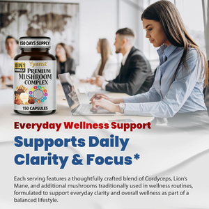 Cápsulas de Complejo de Hongos para Adultos de Marca Blanca para el Apoyo Inmunológico, el Control del Estrés y la Mejora de la Memoria - Personalizable Premium - Product Image 3
