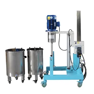 Bunkin 400l high shear mixer cosmetic oil /cream 1.5kw to 11kw homogenizer disperser emulsifier stirrer