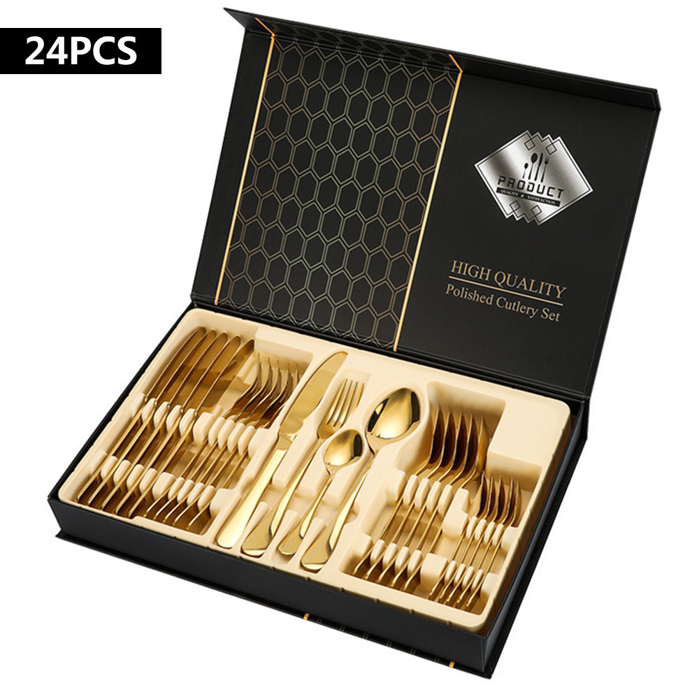 Gold 24 pcs with gift box