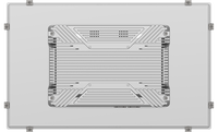 Panel de PC Industrial de 21,5 pulgadas, sistema Win Linux IP65, resistente al agua, sin ventilador, computadora integrada, 4GB, Memoria DDR4, HD, EE. UU., SSD, LCD, HD, UE