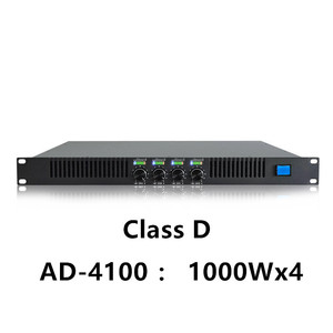 <span class=keywords><strong>Amplificador</strong></span> <span class=keywords><strong>de</strong></span> Audio Profesional AD-4100 <span class=keywords><strong>de</strong></span> 1000 Watts RMS, 4 Canales, Clase D, Digital, 1U, para Subwoofer y <span class=keywords><strong>Sonido</strong></span> Profesional <span class=keywords><strong>de</strong></span> <span class=keywords><strong>DJ</strong></span> - Product Image 2