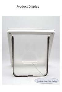USMILEPET Best Seller Porte pour animaux de compagnie en plastique, accès libre pour chats et chiens, porte avec aimant, porte à clapet pour chat, barrière pour chat et <span class=keywords><strong>chien</strong></span> - Product Image 5