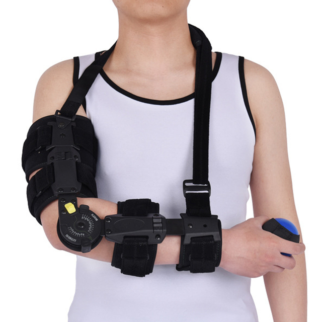 Soft Thick Arm Rehabilitation Forearm Protector with Adjustable Brace for Wholesale