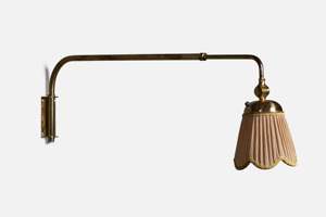 <span class=keywords><strong>Applique</strong></span> da Parete Personalizzate in Stile Vintage Svedese <span class=keywords><strong>con</strong></span> Paralume in Tessuto Beige e <span class=keywords><strong>Braccio</strong></span> Telescopico per Decorazione Interna di Hotel e Lobby - Product Image 5