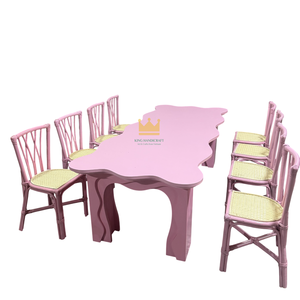 Silla Infantil de Ratán Hecha a Mano en Vietnam para Fiestas, Asiento de Mimbre Boho Resistente para Uso en Interiores y Exteriores - Product Image 5
