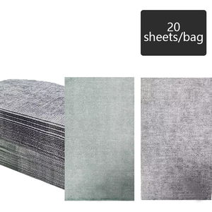 20 Stück Bedruckte 1-lagige Leinenoptik Air-Laid Einweg-Servietten, 6-fach Gefaltet, Lebensmittelecht, für Hotel- und Restaurant-Tischgebrauch - Product Image 5