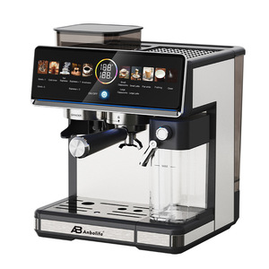 Cafetera <span class=keywords><strong>Espresso</strong></span> Anbolife con Molinillo, Pantalla a Color de <span class=keywords><strong>20</strong></span> Bares, Sistema de Espumado Potente, <span class=keywords><strong>20</strong></span> Ajustes de Molienda, Control NTC - Product Image 3