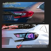 Tail Light Assembly Upgrade 2018-2022 Accord Tenth-Generation Digital LED Flowing Turn Signals Red Used One-Year Warranty