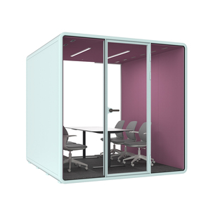 Cabina Acústica de Oficina de Alta Capacidad para Reuniones de Pequeños Grupos Empresariales - Product Image 1