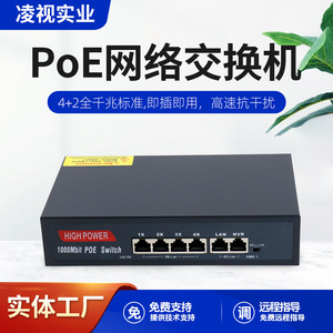 High Power 1000Mbit PoE <b>Switch</b> 8 Port Gigabit Ethernet Industrial <b>Network</b> For Monitoring And Security Systems - Product Image 5