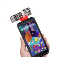 Precio de fábrica Modelo 5 RFID PDA Escáner de código de barras GMS de mano 1D 2D Terminal de colector de fecha portátil para inventario de almacén