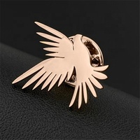 Yiwu Aceon – broche à nœud papillon en acier inoxydable, broche à breloques personnalisée, forme de colombe de la paix, Vintage, Animal