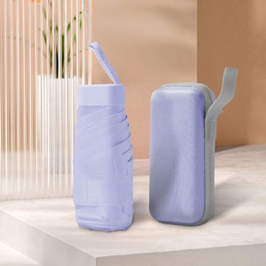 Impression personnalisée Mini <span class=keywords><strong>parapluie</strong></span> pour sac à main de voyage avec étui pour soleil <span class=keywords><strong>et</strong></span> pluie <span class=keywords><strong>Parapluie</strong></span> avec protection UV <span class=keywords><strong>Léger</strong></span> <span class=keywords><strong>et</strong></span> compact - Product Image 4