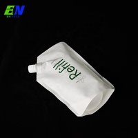 250ml 500ml 16oz 1L 2L papier kraft écologique personnalisé sacs à bec fort emballage de parfum liquide