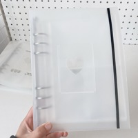 Carpeta de anillas personalizada de tamaño A4 con protector de hojas de 3 orificios de PP Carpeta de archivos de 9 bolsillos para páginas de tarjetas comerciales