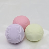 Diffuseur de Parfum en Pierre Céramique Couleur Macaron à Rayures Verticales, Assainisseur d'Air en Gypse pour Maison, Hôtel, Huile Essentielle et Plâtre Aromatique