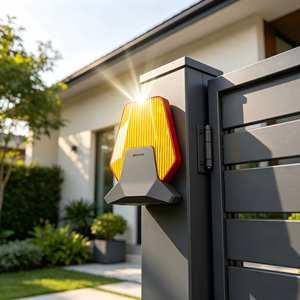 Feu <span class=keywords><strong>de</strong></span> signalisation clignotant LED <span class=keywords><strong>pour</strong></span> portail automatique, porte coulissante, porte à enroulement, lumière d'avertissement <span class=keywords><strong>de</strong></span> <span class=keywords><strong>sécurité</strong></span> AC DC 12-265V - Product Image 6