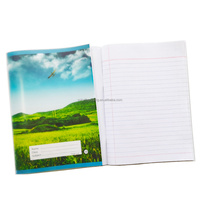 Couverture PP 50/100 feuilles cahier d'exercice à ligne unique pour cahier d'école