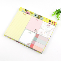 Fournitures de papeterie pour le bureau et l'école, ensemble de notes adhésives, design personnalisé, blocs-notes autocollants, blocs-notes mémo, carnet