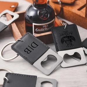 Regalos Personalizados para Padrinos de Boda, Abridor de Botellas de Cuero con Grabado Láser, Llavero de Cuero Sintético con Abridor de Botellas - Product Image 6