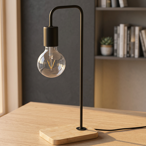 Modern Minimalist Stainless Steel Floor Lamp Black Base E26 Socket Touch Control LED High Brightness Cold White <b>Light</b> Bedroom - Product Image 3