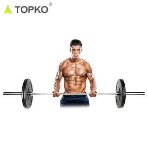 TOPKO Steel Alloy Barbell Set Barbell For Free Wight Durable Plate Holder Set Weightlifting 20kg Weights 500lb Barbell Bar Set