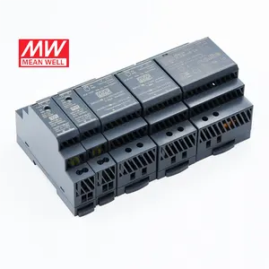 Meanwell NDR Power 75W 120W 240W 480W 960W 12V 24V 48V catu daya rel DIN beralih untuk sistem kontrol industri