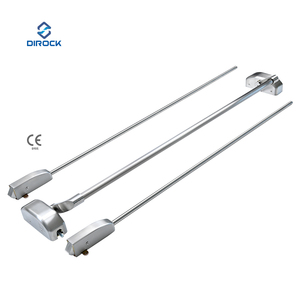 อุปกรณ์ทางออกฉุกเฉินแบบกด CE Certificated DIROCK Rim Type Push Bar ทำจากเหล็กกล้าไร้สนิม พร้อมระบบก้านแนวตั้งด้านบนและด้านล่าง ทนไฟ 132 นาที - Product Image 1