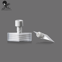 Bouchon de bec verseur en plastique PE coloré personnalisé de 5 mm pour emballage de sachet de soin de la peau