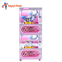 Distributeur automatique de capsules Gashapon à double couche, à monnayeur, pour centres commerciaux et parcs d'attractions (FEC)