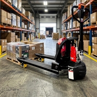 Transpalette électrique BeiQiang 2 tonnes avec batterie lithium-ion/plomb-acide, pneus en polyuréthane, déplaceur latéral électrique pour utilisation intérieure/extérieure