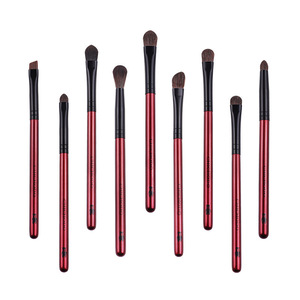Cangzhou Makeup Brush Set 9-Piece Synthetic Hair Wooden Handle <b>Eye</b> <b>Shadow</b> Brushes Round Shape For Makeup Application - Product Image 3