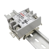 Relais statique monophasé 35 mm DIN pour rail DIN (DA AA DD VA VD LA) avec pince de fixation et 2 vis de montage