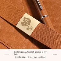 Coffret Cadeau de Carnets de Bureau A5 en Papier DuPont, Écologique, avec Pochette de Rangement, Recharges Remplaçables, Reliure Piquée à Cheval, Élastique