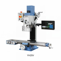 Machine de perçage et de fraisage intégrée manuelle YH25V, perceuse à colonne compacte de qualité industrielle professionnelle, perçage maximal de 25 mm