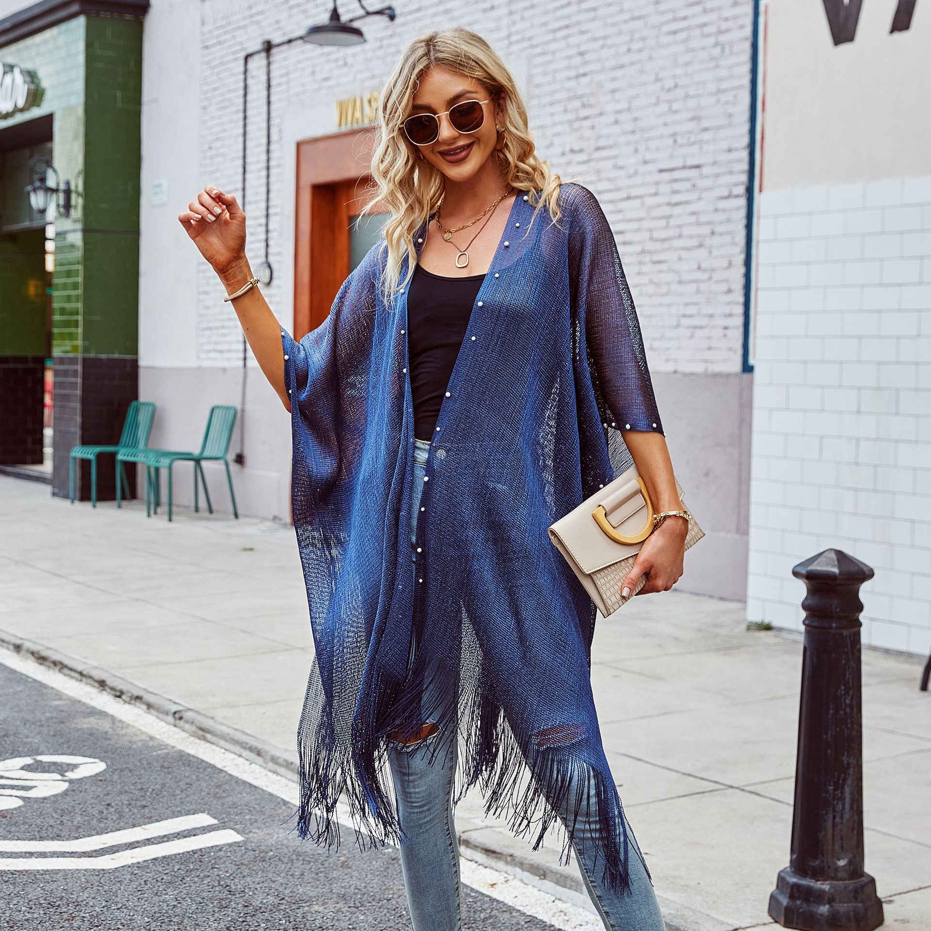 KOMONO Women’s Black& Blue Sunglasses ? FACE A FACE KIMONO 1 Sunglasses | Select Eyewear main image 2