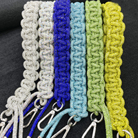 Sangle de sac à main en strass tressée faite à la main, scintillante, avec cristaux, modèle Sp001