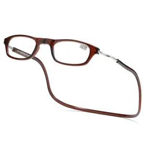 008 एंटी लॉस स्ट्रैप मैग्नेटिक प्रेसबायोपिया चश्मे के साथ लचीला बुजुर्ग प्रेसबायोपिया चश्मा