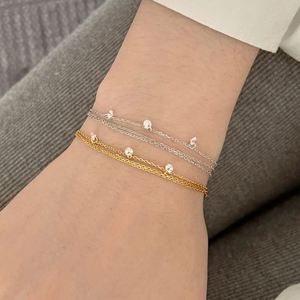 Dylam Trending Design Fashion <b>Bracelets</b> 925 Sterling <b>Silver</b> Multiple Layers Dangle 5A Zirconia <b>Bracelets</b> & <b>Bangles</b> for Women - Product Image 3