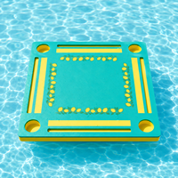 Tapis de table de mahjong flottant moderne de luxe en microfibre écologique, résistant à l'eau, antidérapant, avec logo personnalisé pour la maison et les soirées poker