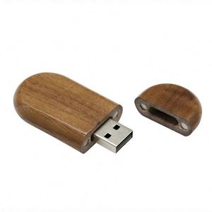 Memoria USB 2.0 de Bambú Giratoria con Diseño Moderno, Capacidad Completa, Encriptación, Garantía de 2 Años, Velocidades de Lectura/Escritura Rápidas - Product Image 1