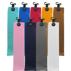 Serviette de golf exclusive pour tournoi, texture gaufrée, en microfibre, pour marquage en gros par des experts en matière de marquage pour les propriétaires de marques - Product Image 5
