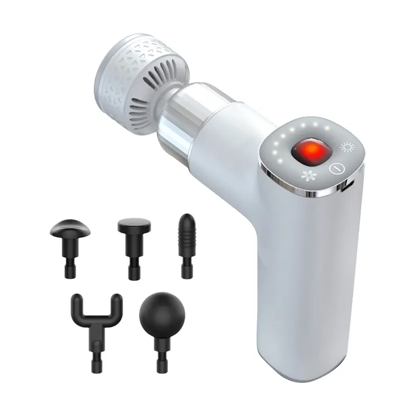 Kingstar Groothandel Warm En Koud Handheld Elektrische Trillingen Oplaadbare Percussiespier Mini Massage Pistool