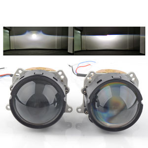 Lente de Faro de proyector LED 120W Bi LED lente de proyector 3,0 estilo de coche sin pérdidas Retrofit Hi/Lo Beam Blue Bi LED lente de proyector - Product Image 1