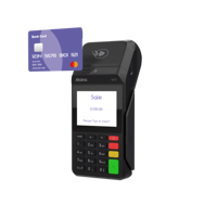 Aisino V77 Handheld POS Machine 2.8" Color TFT Display Magstripe/Smart/Contactless Card Reader Thermal Printer for Restaurant