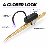 Lampe de séchage pour colle à cils UV LED, mini, portable, rechargeable, appareil de beauté OEM ODM