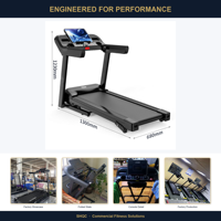 Caminadora Eléctrica Plegable de Calidad Profesional con Motor Ultra Silencioso de 2.0HP |   Cinturón de Correr Ancho con Control de Velocidad de un Botón, 3 Niveles de Inclinación, LED