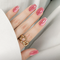 Vernis à ongles magnétique Frenshion Glass Color, gel DIY avec matériau gelée en flacon, gel effet œil de chat
